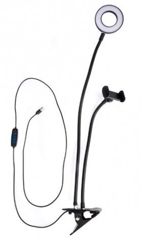 videomaker Basis junior 33 - 54 cm usb 2,5W zwart