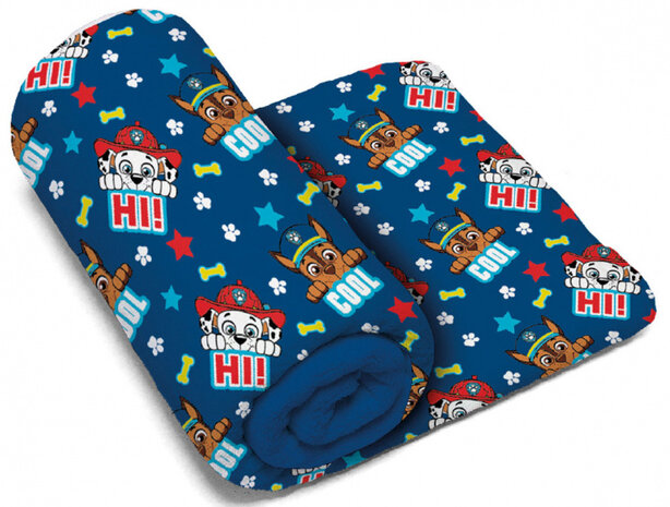 fleecedeken Paw Patrol junior 150 x 95 cm polyester