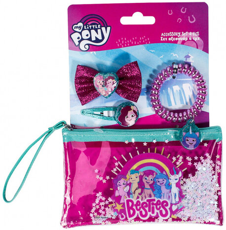 make-uptasje My Little Pony meisjes 15 cm roze 4-delig