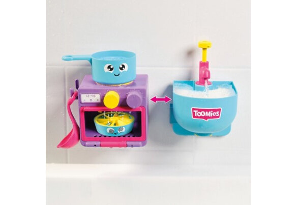 badspeelgoed Bubble &amp; Bake junior blauw/paars 5-delig