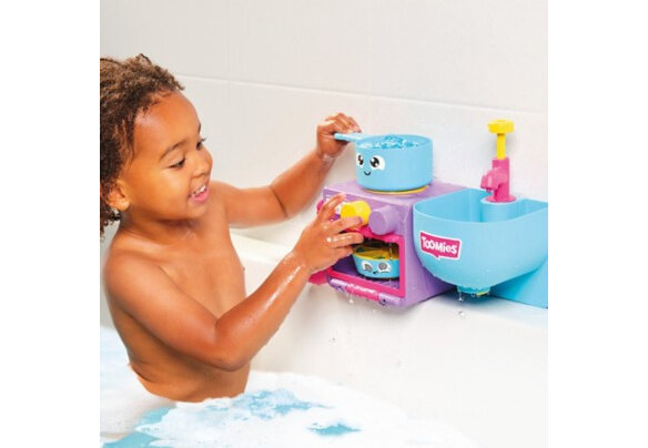 badspeelgoed Bubble &amp; Bake junior blauw/paars 5-delig
