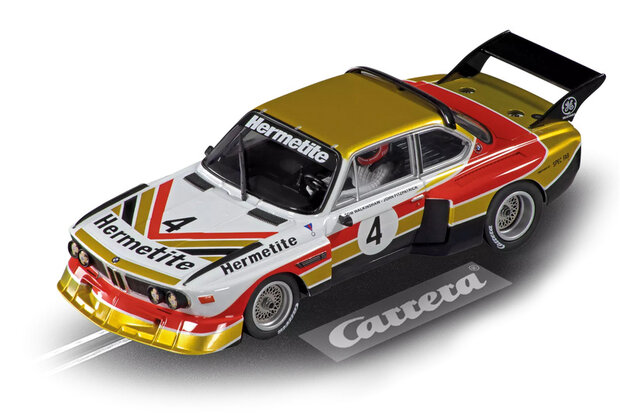 racebaanauto Evolution BMW 3.5 CSL &quot;No.4&quot; 1:32 goud