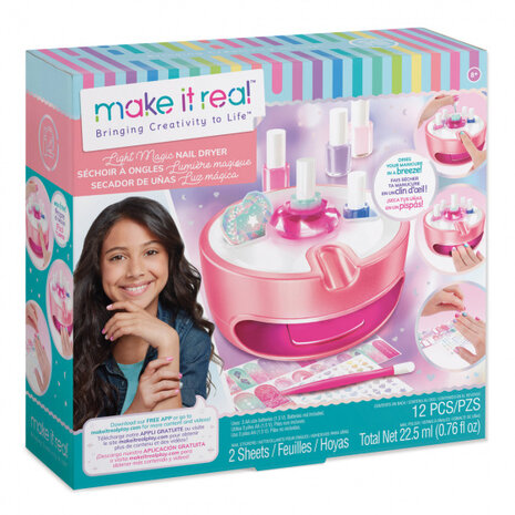nageldroger Color Fusion 27,4 x 29,7 cm roze 12-delig