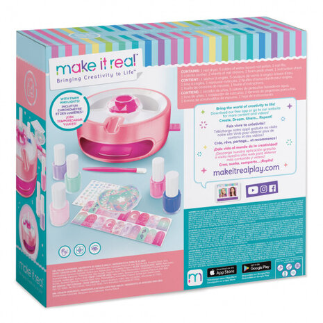 nageldroger Color Fusion 27,4 x 29,7 cm roze 12-delig