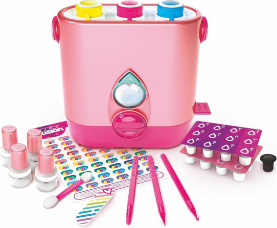 nagellakmaker DIY Color Fusion meisjes roze 39-delig