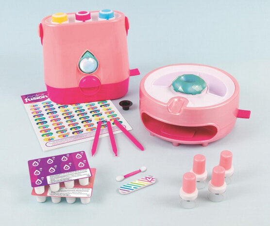 manicureset Color Fusion 2-in-1 meisjes roze 40-delig