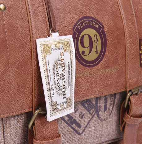 schooltas Harry Potter 6,4 liter 31 cm PU bruin
