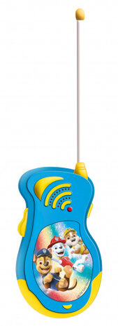 walkie talkie/horloge set Paw Patrol blauw 3-delig