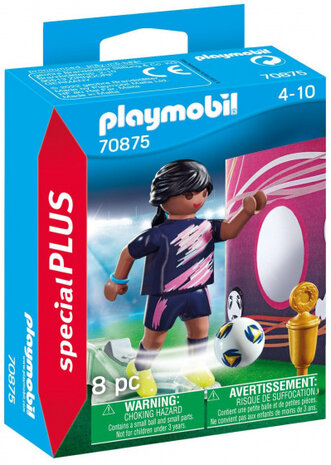 Special Plus - Voetbalster met doelmuur (70875)