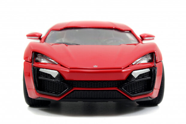 raceauto Fast &amp; Furious Lykan Hypersport 1:24 rood