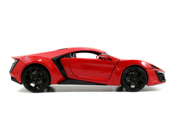 raceauto Fast &amp; Furious Lykan Hypersport 1:24 rood