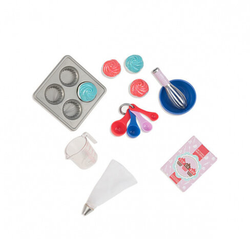 speelgoedeten Bake Me Cupcakes Kit junior 11-delig