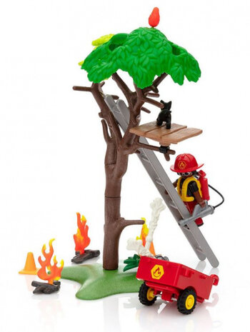 Duck On Call - Brandweeractie. Red de kat! (70917)