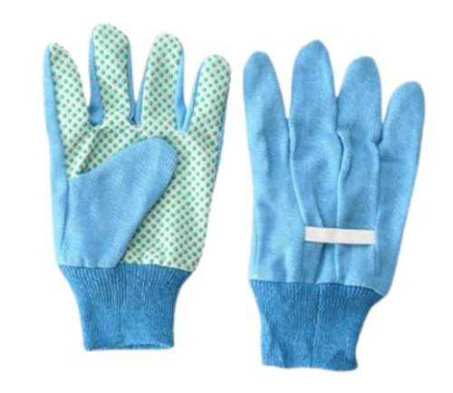 tuinhandschoenen polykatoen blauw one-size