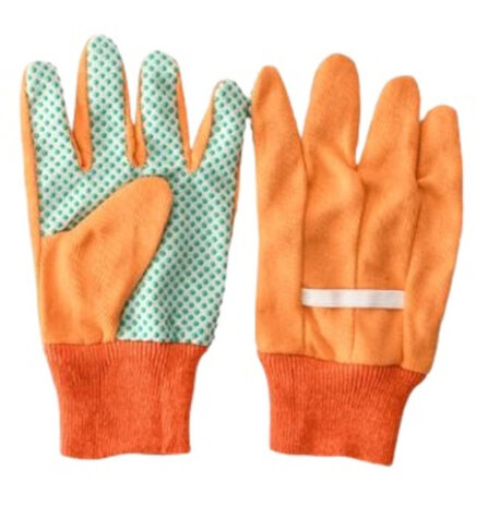 tuinhandschoenen polykatoen oranje one-size