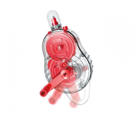 speelset Eco-Tech bulb-systeem rood/transparant 12-delig