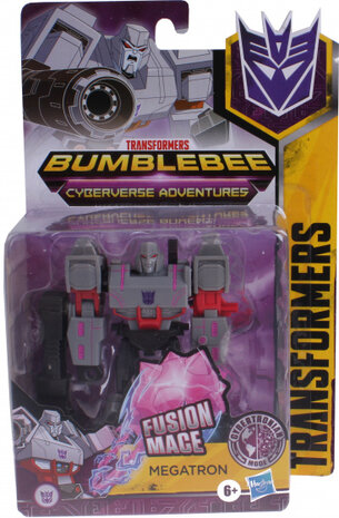 transformer Bumblebee Megatron 15 cm grijs/zwart/rood