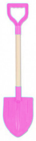 zandschep 74 cm roze