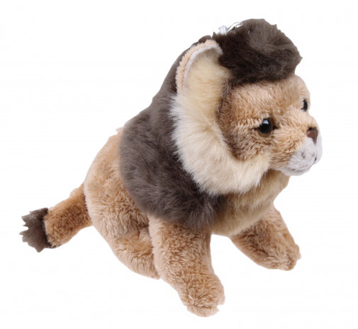 sleutelhanger leeuw 12 cm pluche bruin