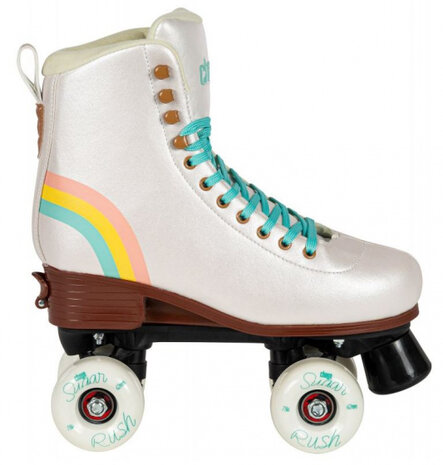 rolschaatsen Bliss Vanilla polyurethaan 78A wit maat 31-34
