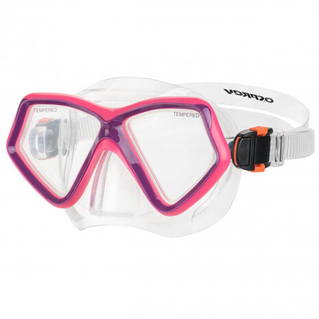 snorkelset junior siliconen roze