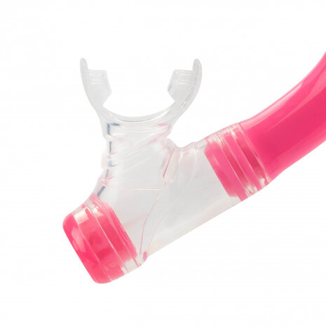 snorkelset junior siliconen roze