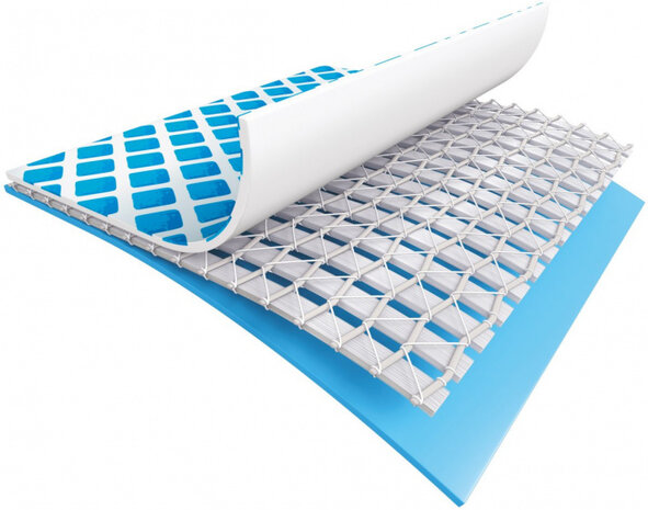 opblaaszwembad Easy Set 244 x 61 cm pvc blauw
