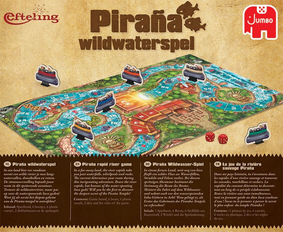 wildwaterspel Pira&ntilde;a junior karton (NL)