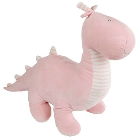 knuffeldinosaurus junior pluche 35 cm roze