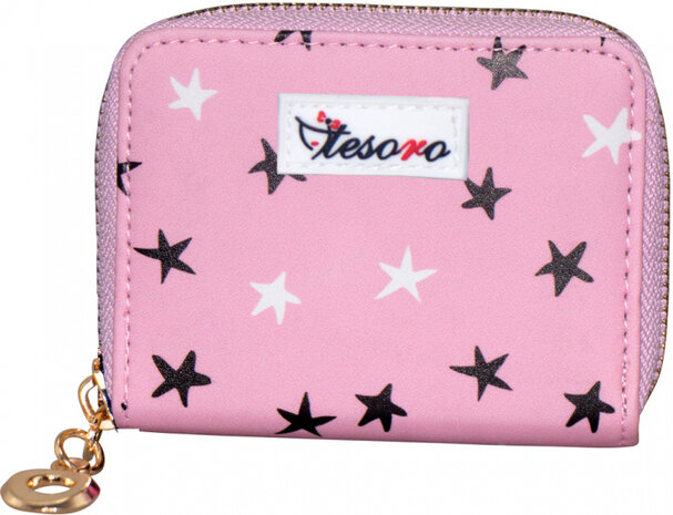 portemonnee Dream Big meisjes 11 x 9 cm polyester roze