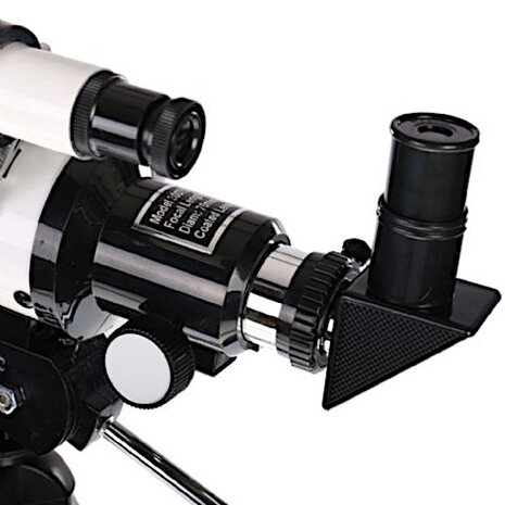 telescoop 70/300 junior 30 x 39 cm aluminium zwart/wit