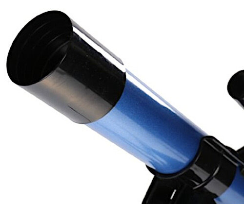 telescoop 40/400 junior 40 x 30 cm aluminium zwart/blauw