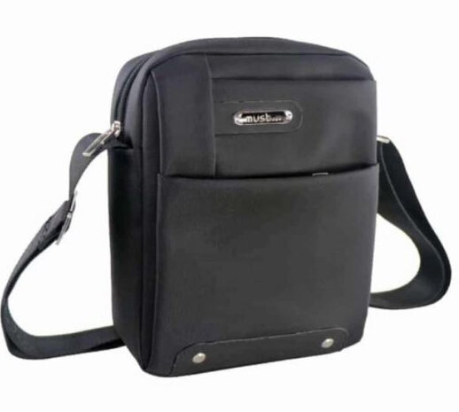 schoudertas Zita 20 x 7 x 23 cm polyamide zwart