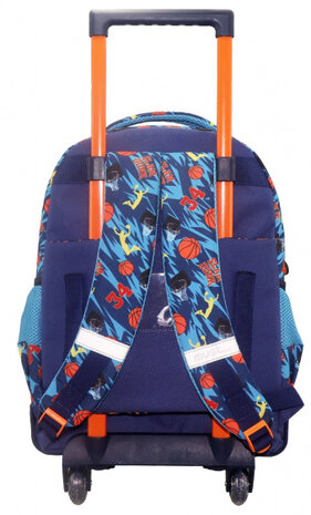 trolley rugzak Slam Dunk 34 x 45 cm polyester blauw