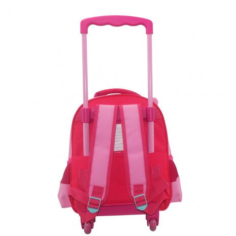 trolleyrugzak Bunny 8 liter softcase roze