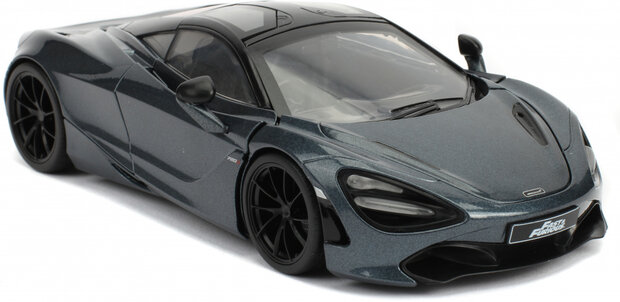 auto Fast &amp; Furious Shaw&#039;s McLaren 720S 1:24 die-cast zwart