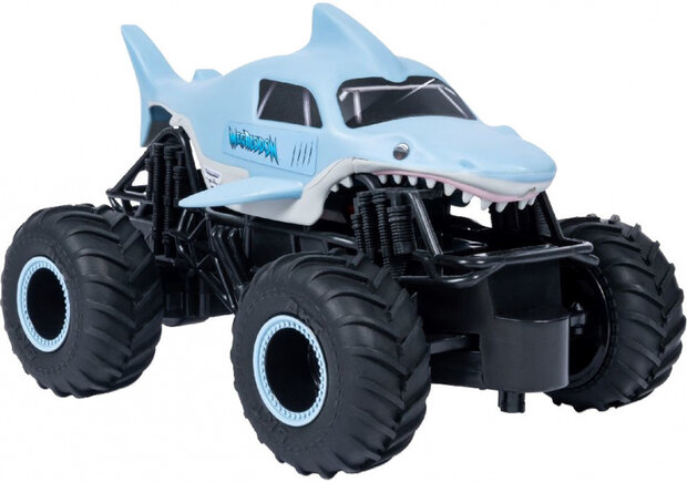 monstertruck RC Megalodon 2,4 Ghz 1:24 blauw/zwart