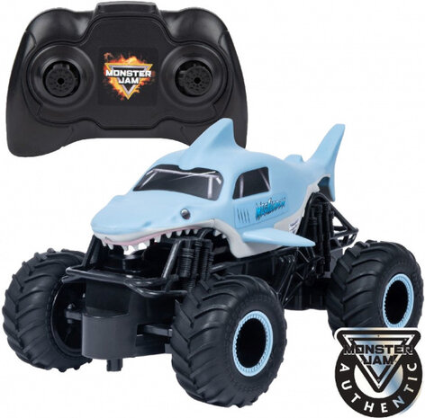 monstertruck RC Megalodon 2,4 Ghz 1:24 blauw/zwart