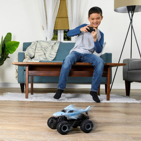 monstertruck RC Megalodon 2,4 Ghz 1:24 blauw/zwart