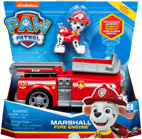 speelset Paw Patrol Marshall rood 2-delig