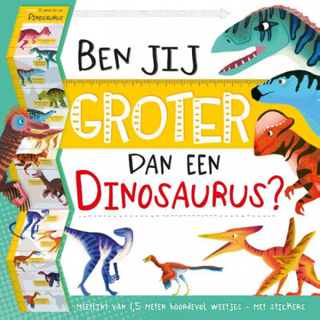 kinderboek Ben jij groter dan een dinosaurus?
