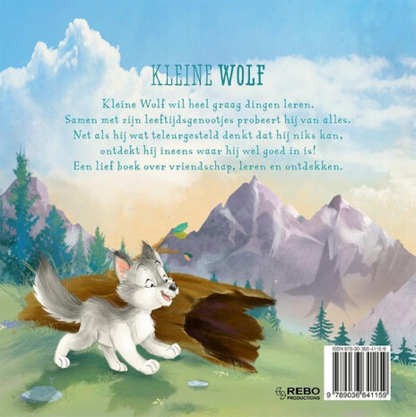 kinderboek Kleine wolf junior papier