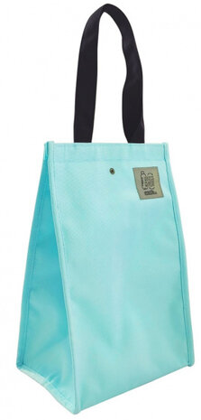 koeltas 11 liter 21 x 33 x 16 cm polyester lichtblauw
