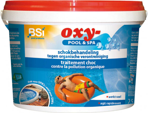 zwembadreiniging Oxy-pool &amp; spa 2,5 kg blauw
