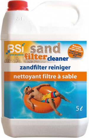 zwembadreinigingsmiddel Sand filter cleaner 5 liter wit