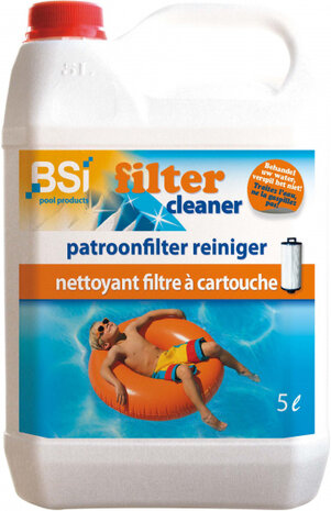zwembadreinigingsmiddel Filtercleaner 5 liter blauw/wit