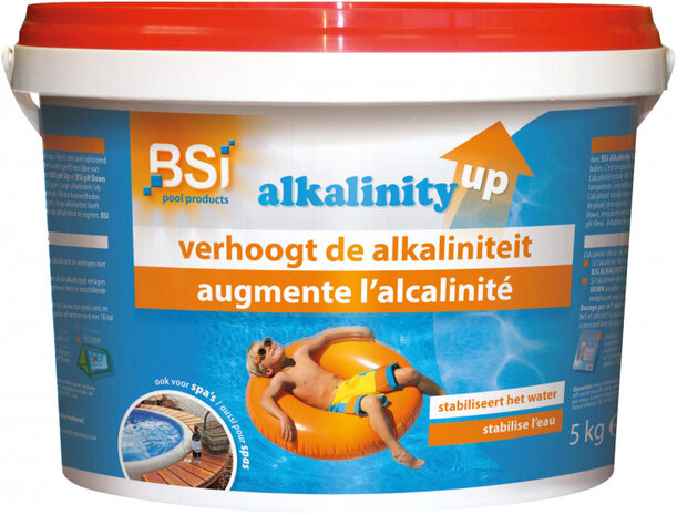 zwembadreinigingsmiddel Alkalinity up 5 kg blauw/wit