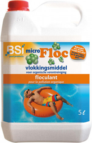 zwembadreinigingsmiddel Micro floc 5 liter wit