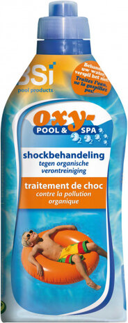 zwembadreinigingsmiddel Oxy-pool &amp; spa 1 kg blauw/oranje