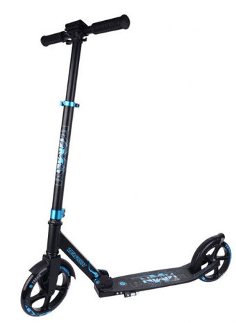 step Nixin 200 aluminium 100 cm Abec 7 zwart/blauw